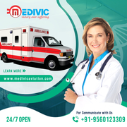 Medivic Supervised Ambulance Service in Rajendra Nagar at a convenient